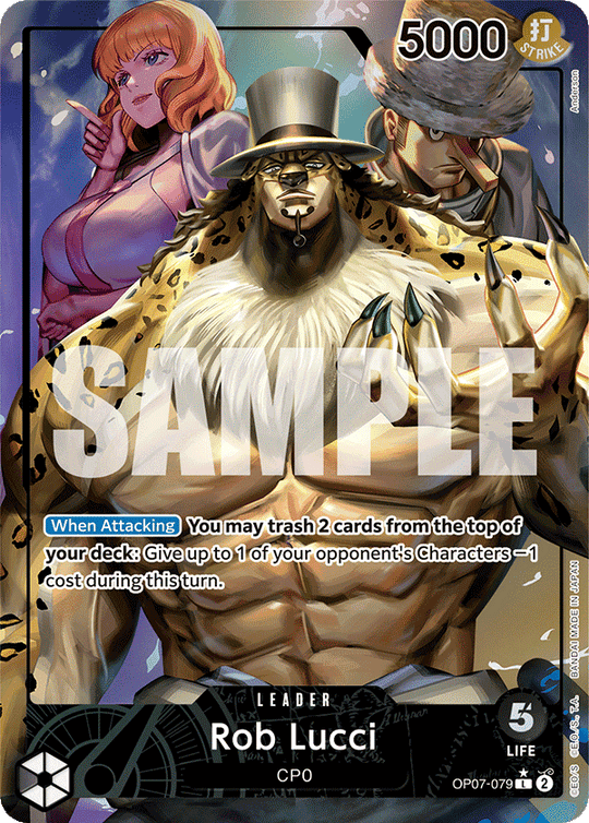 OP07-079, L, Rob Lucci (Alternate Art)