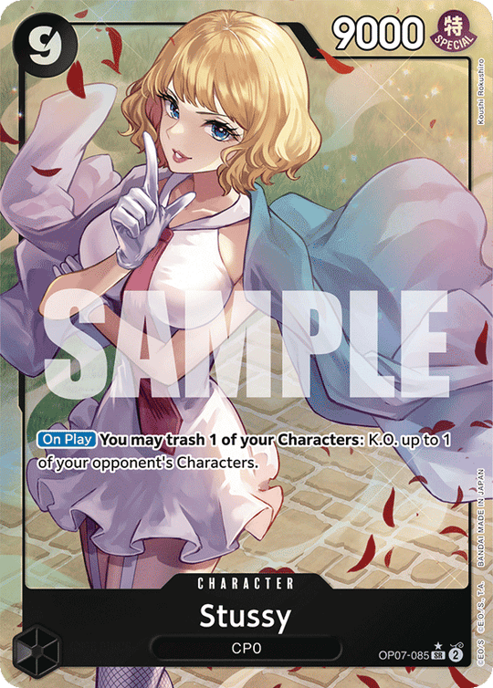 OP07-085, SR, Stussy (Alternate Art)