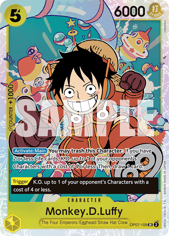 OP07-109, SR, Monkey.D.Luffy (PRB02)