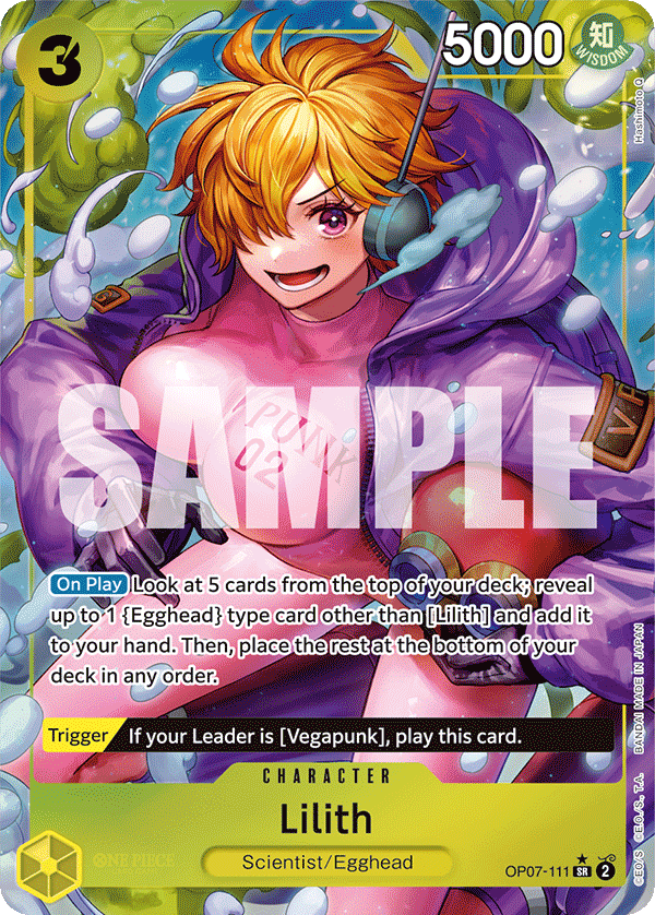OP07-111, SR, Lilith (Alternate Art)