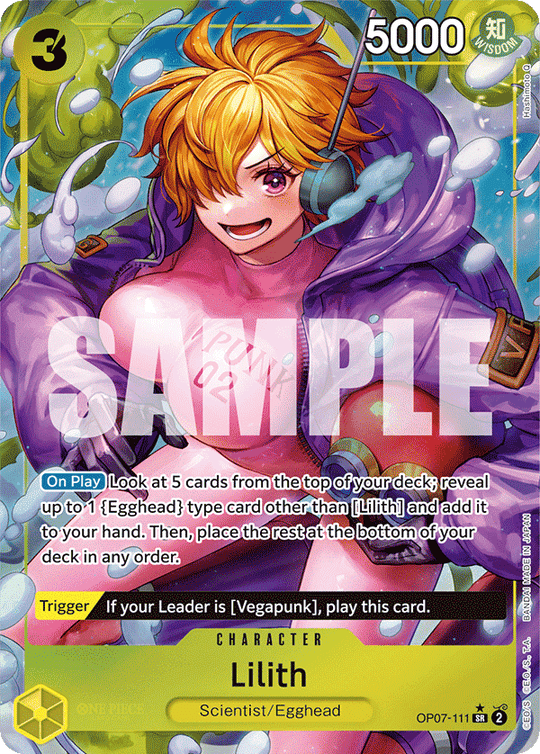 OP07-111, SR, Lilith (Alternate Art)
