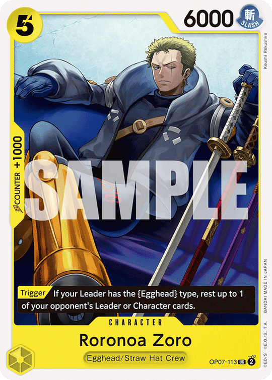 OP07-113, UC, Roronoa Zoro