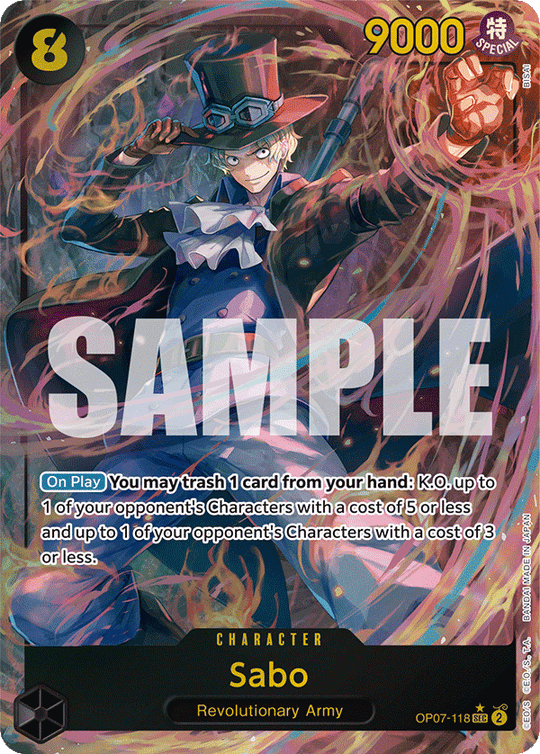 OP07-118, SEC, Sabo (Alternate Art)