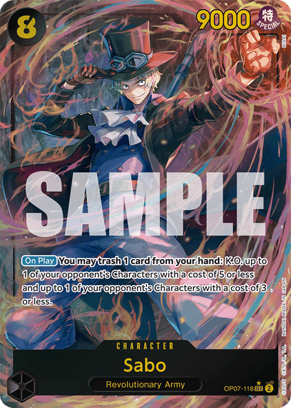 OP07-118, SEC, Sabo (Alternate Art)