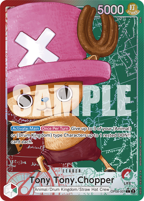 OP08-001, L, Tony Tony.Chopper (Alternate Art)