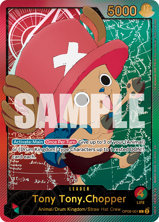 OP08-001, L, Tony Tony.Chopper (EB02 Alternate Art)