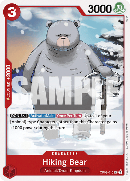 OP08-010, UC, Hiking Bear