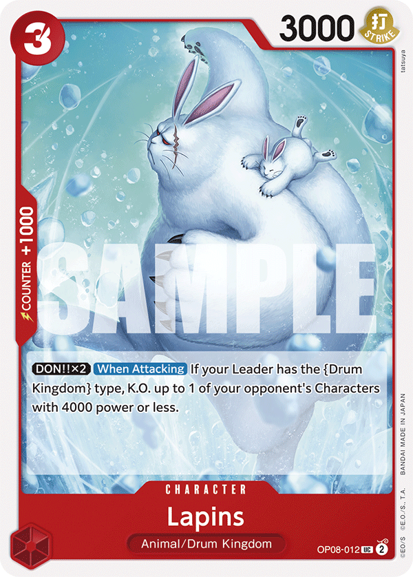 OP08-012, UC, Lapins