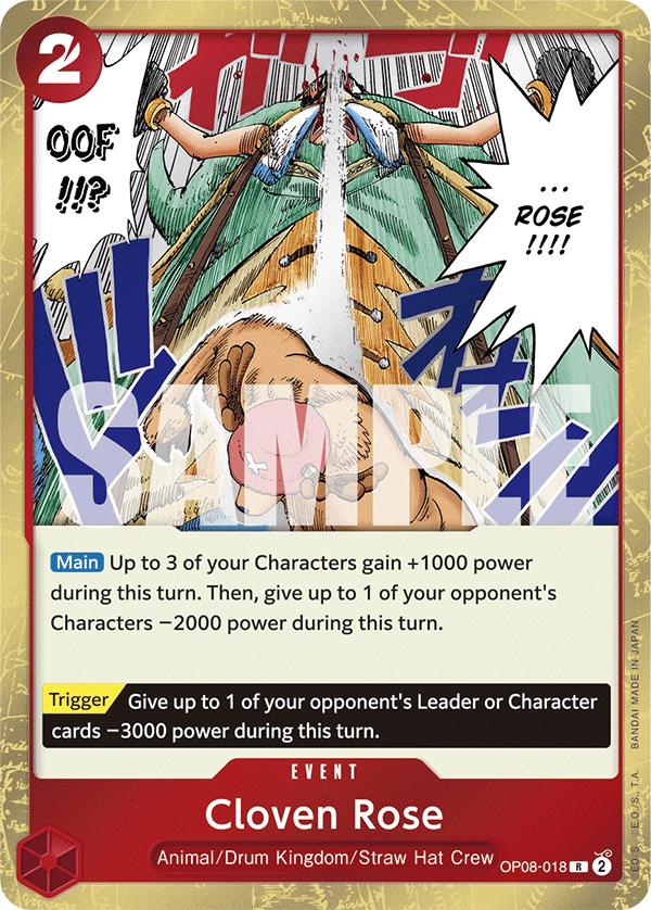 OP08-018, R, Cloven Rose