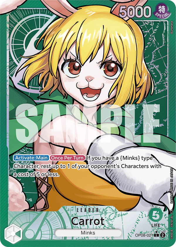 OP08-021, L, Carrot (Alternate Art)