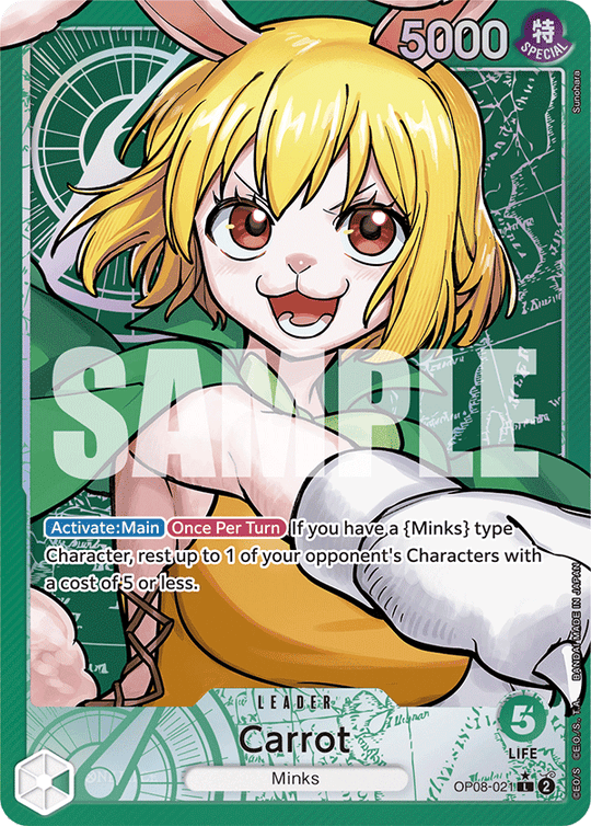 OP08-021, L, Carrot (Alternate Art)