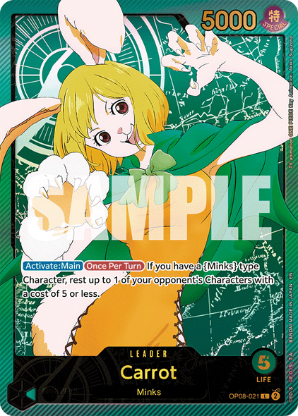 OP08-021, L, Carrot (EB02 Alternate Art)