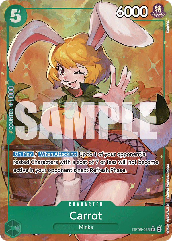 OP08-023, SR, Carrot (Alternate Art)