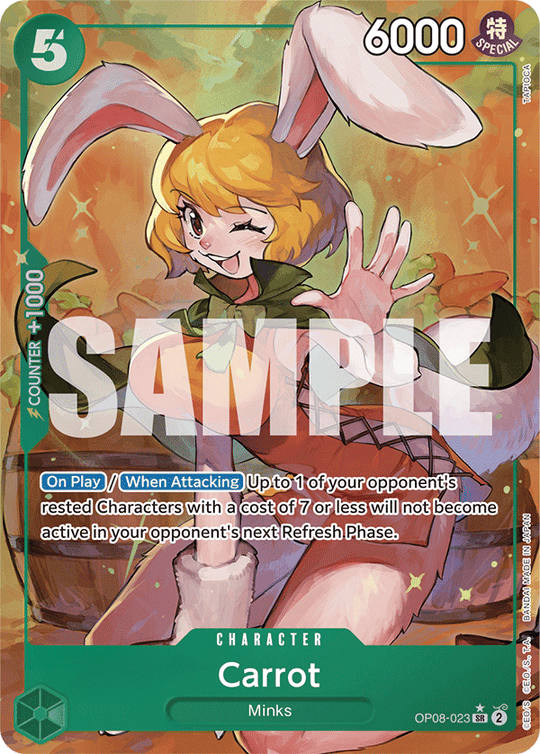 OP08-023, SR, Carrot (Alternate Art)