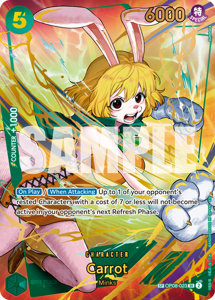 OP08-023, SR, Carrot (PRB02 Special Rare)