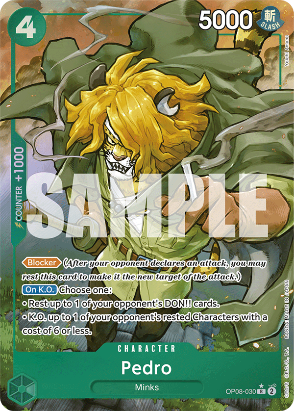 OP08-030, R, Pedro (Alternate Art)