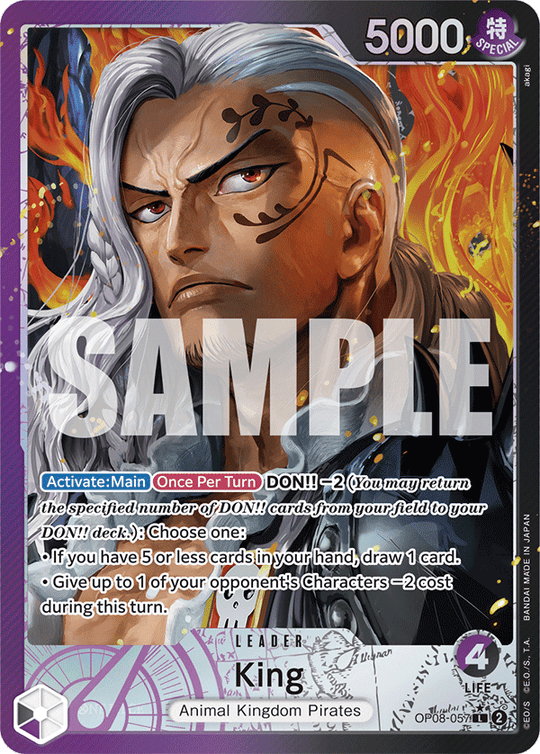 OP08-057, L, King (Alternate Art)