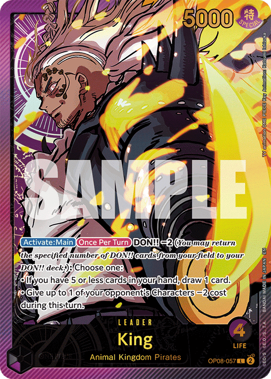 OP08-057, L, King (EB02 Alternate Art)