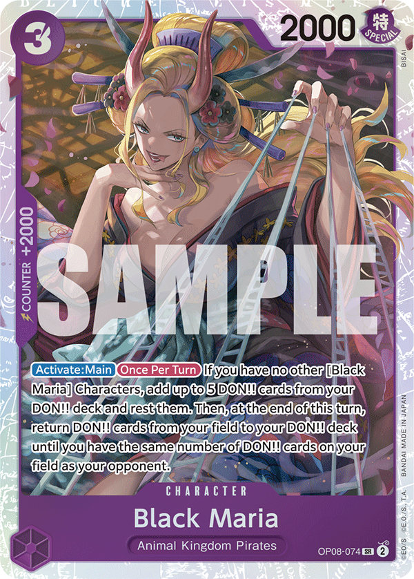 OP08-074, SR, Black Maria