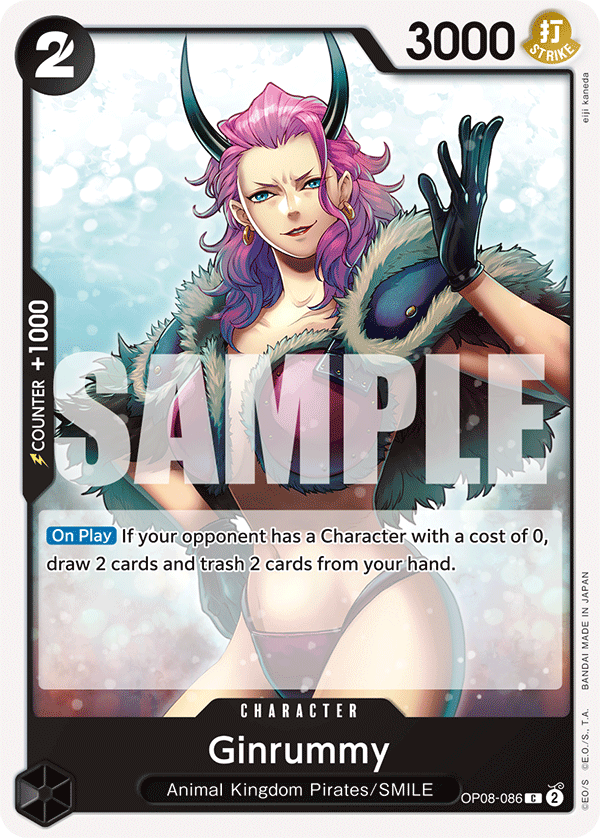 OP08-086, C, Ginrummy