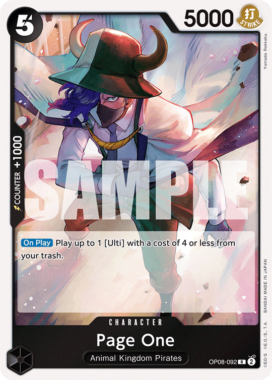 OP08-092, R, Page One