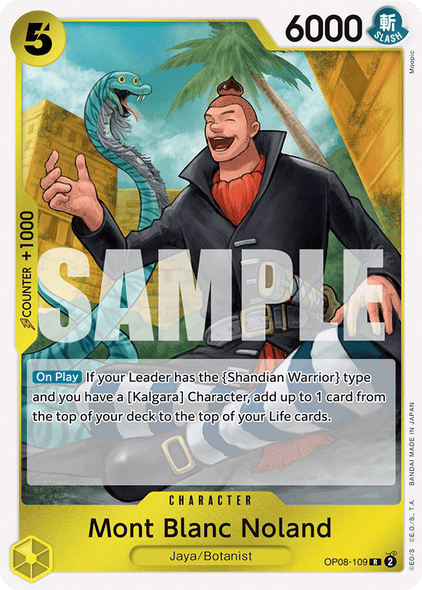 OP08-109, R, Mont Blanc Noland