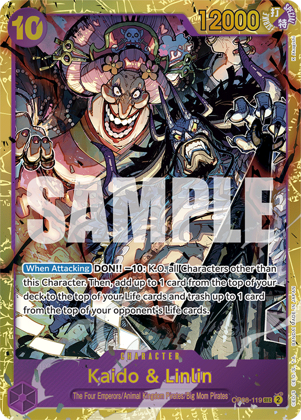 OP08-119, SEC, Kaido & Linlin