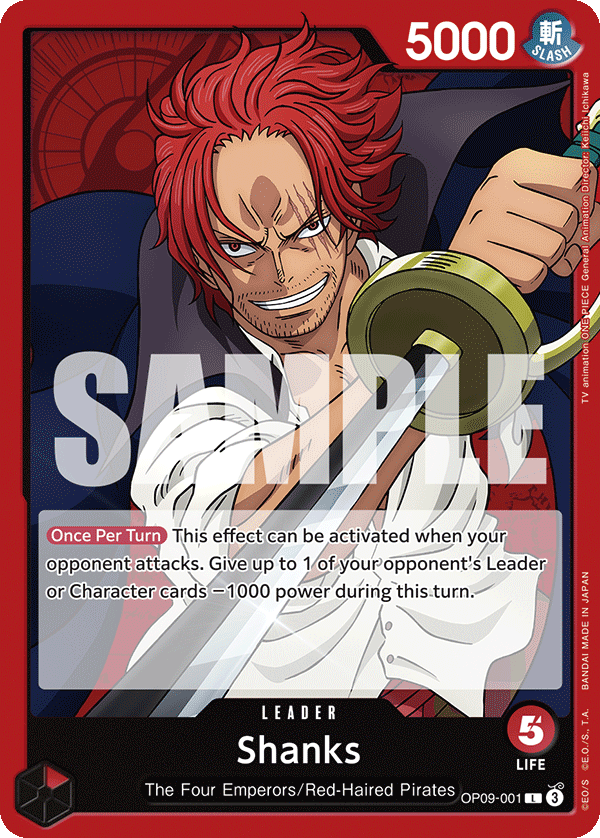 OP09-001, L, Shanks