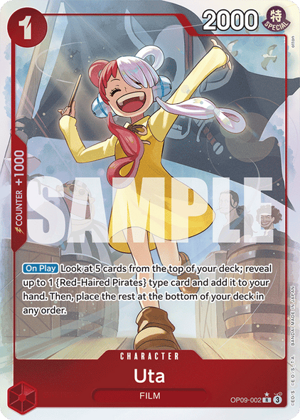 OP09-002, R, Uta (Alternate Art)
