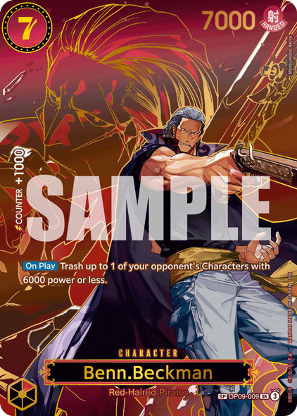 OP09-009, SR, Benn.Beckman (OP13 Special Rare)