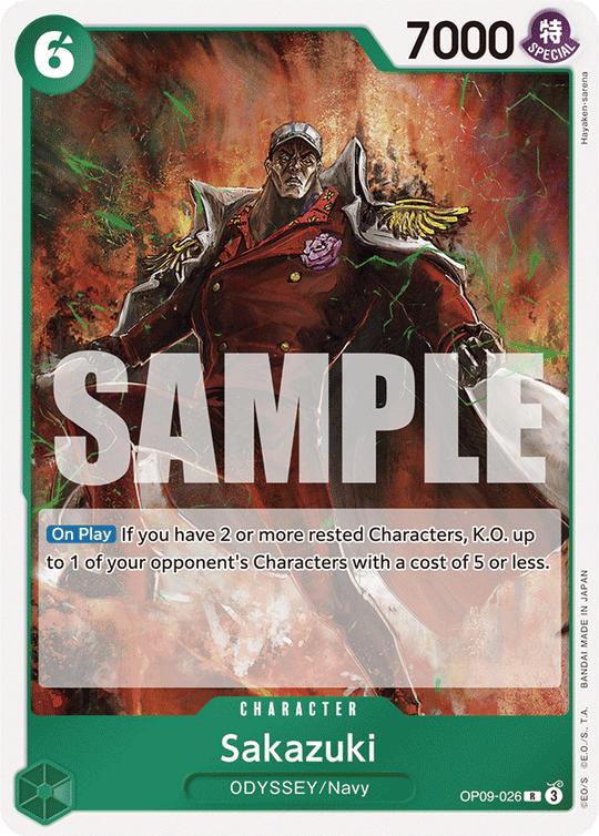 OP09-026, R, Sakazuki