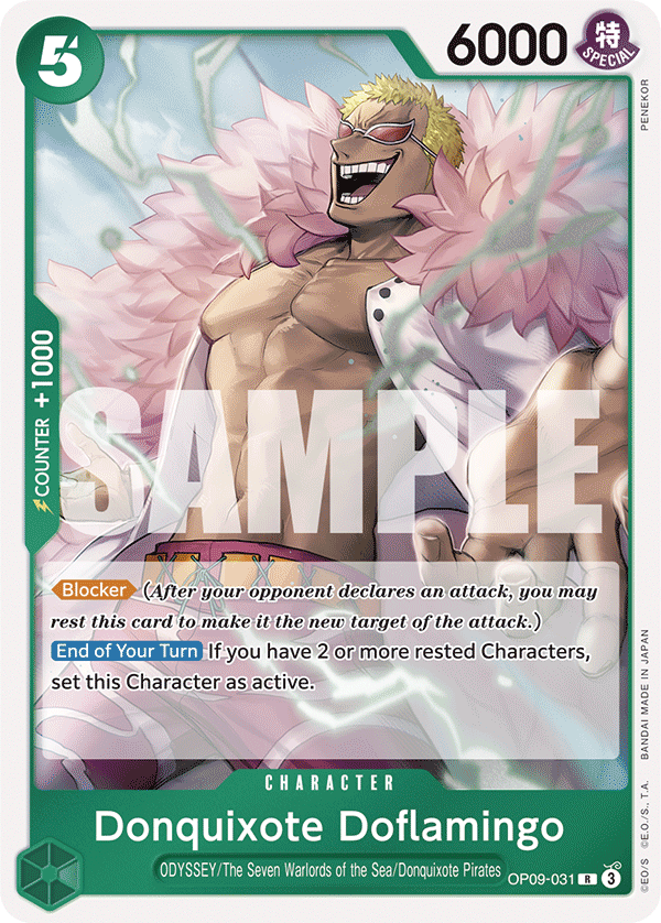 OP09-031, R, Donquixote Doflamingo