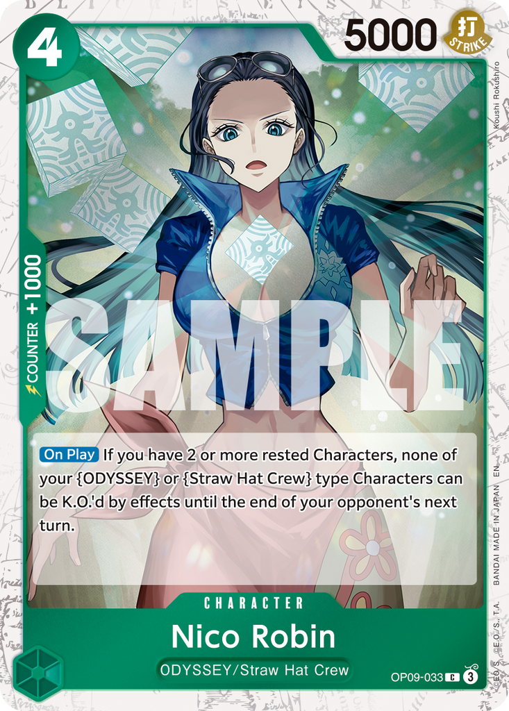 OP09-033, C, Nico Robin (PRB02 Foil)
