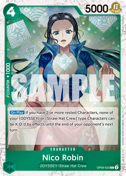 OP09-033, C, Nico Robin (PRB02 Foil)