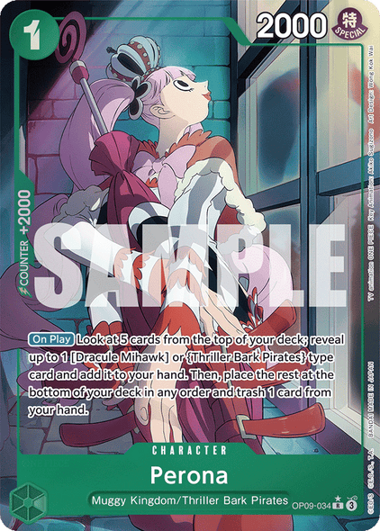 OP09-034, R, Perona (Alternate Art)