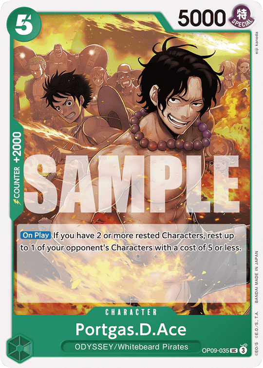 OP09-035, UC, Portgas.D.Ace