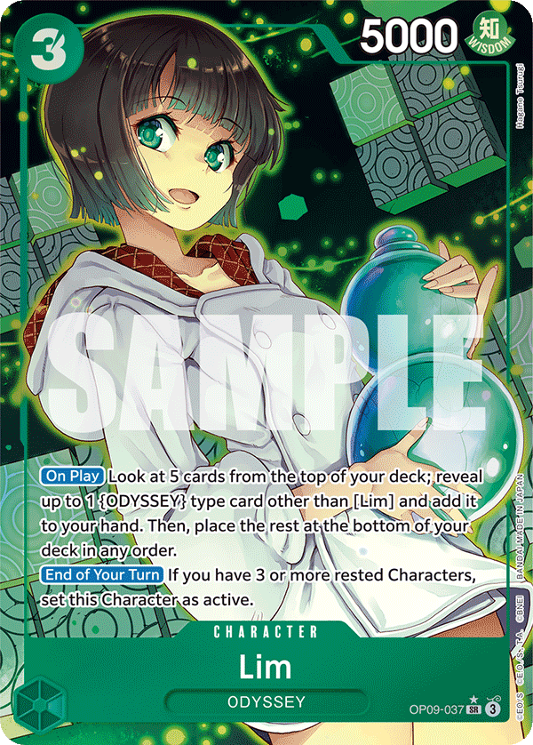 OP09-037, SR, Lim (Alternate Art)