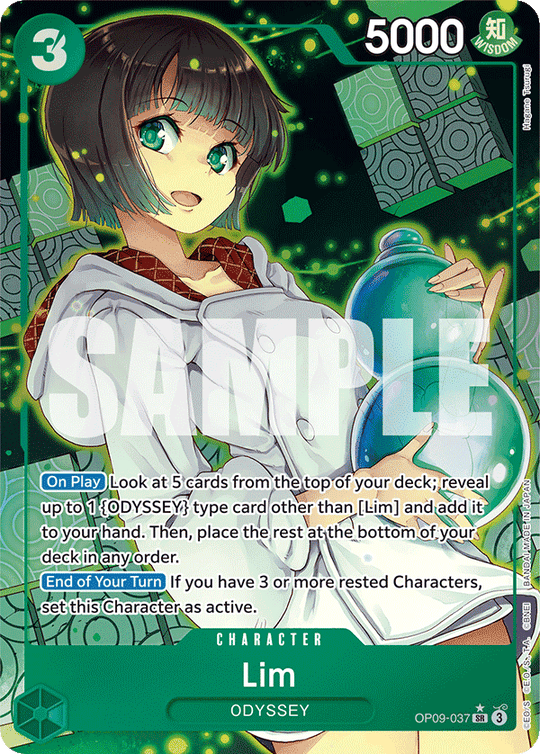 OP09-037, SR, Lim (Alternate Art)