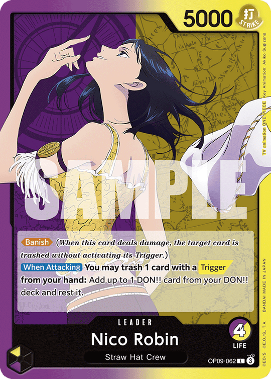 OP09-062, L, Nico Robin