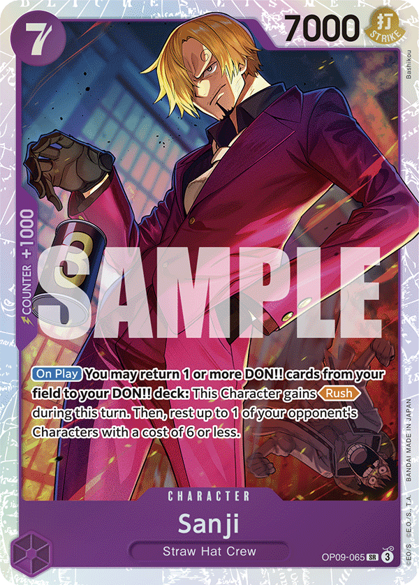 OP09-065, SR, Sanji