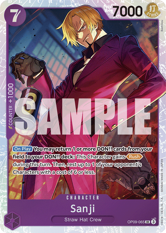 OP09-065, SR, Sanji