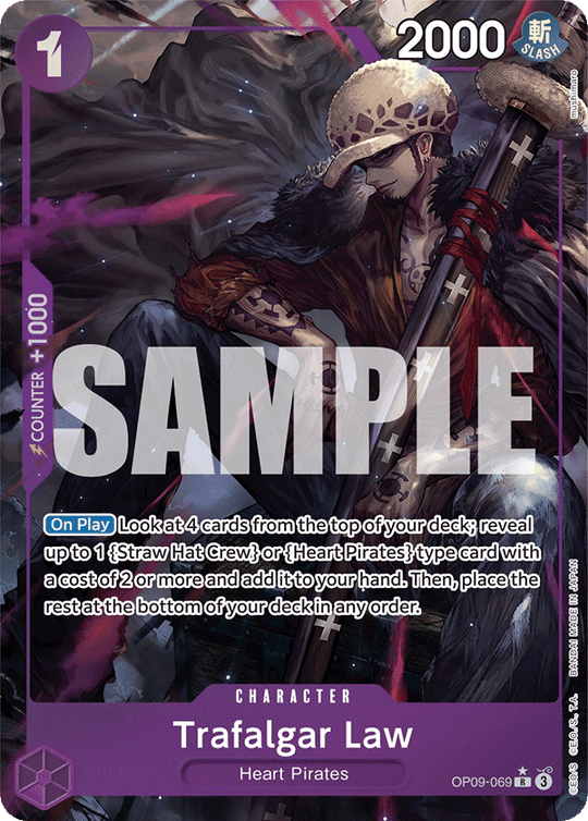 OP09-069, R, Trafalgar Law (Alternate Art)