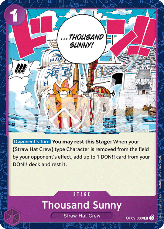 OP09-080, C, Thousand Sunny