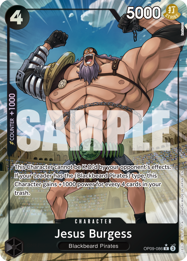 OP09-086, R, Jesus Burgess (PRB02 Alternate Art)