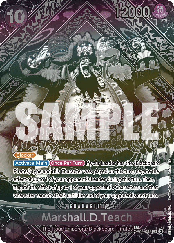 OP09-093, SR, Marshall.D.Teach (OP12 Special Rare)