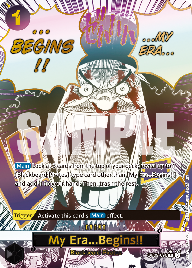 OP09-096, R, My Era...Begins!! (PRB02 Special Rare)