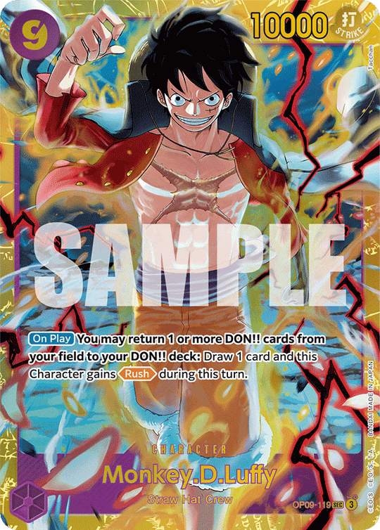 OP09-119, SEC, Monkey.D.Luffy