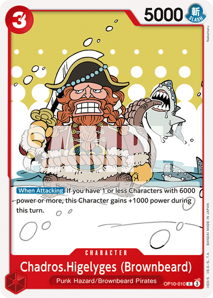 OP10-010, C, Chadros.Higelyges (Brownbeard)