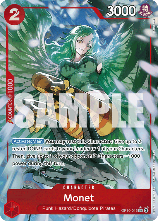 OP10-016, SR, Monet (Alternate Art)