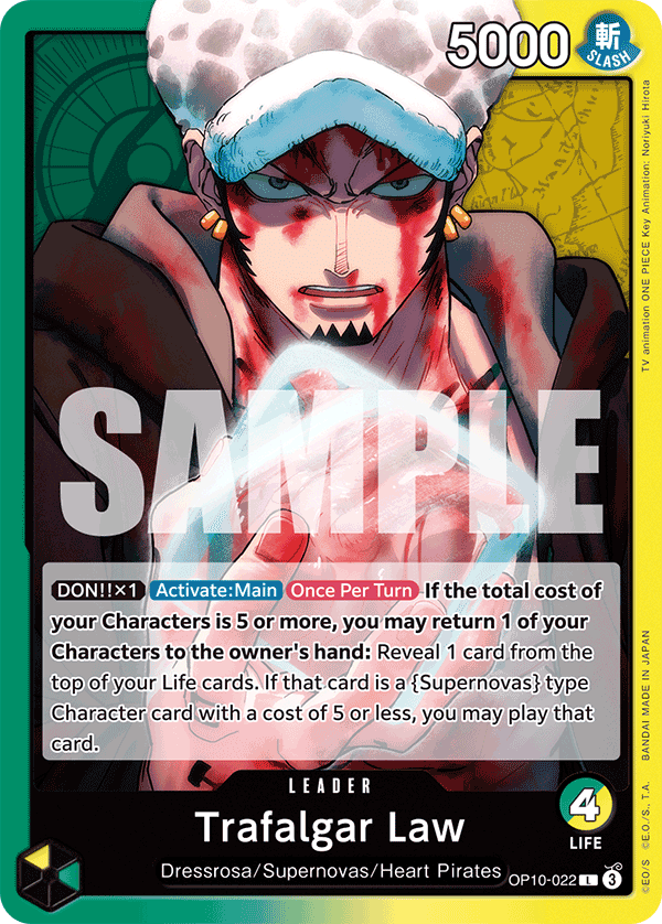 OP10-022, L, Trafalgar Law